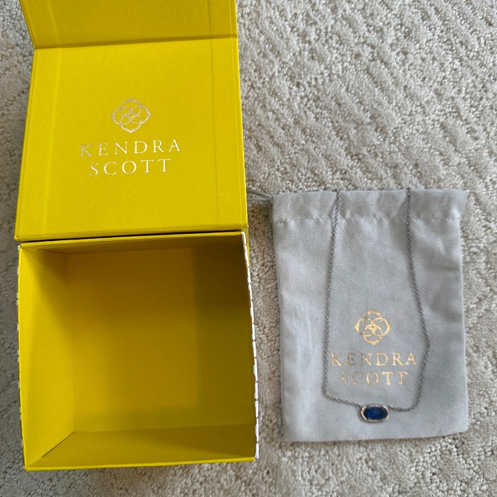 Kendra Scott Sapphire Blue Necklace